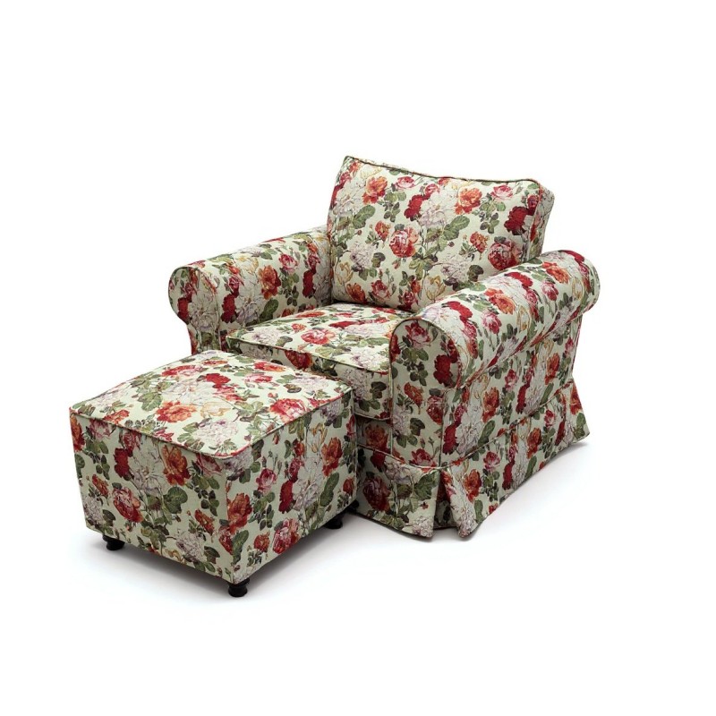 fotel z podnóżkiem 