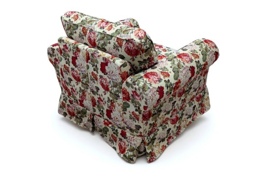 fotel ze ściąganym obiciem 