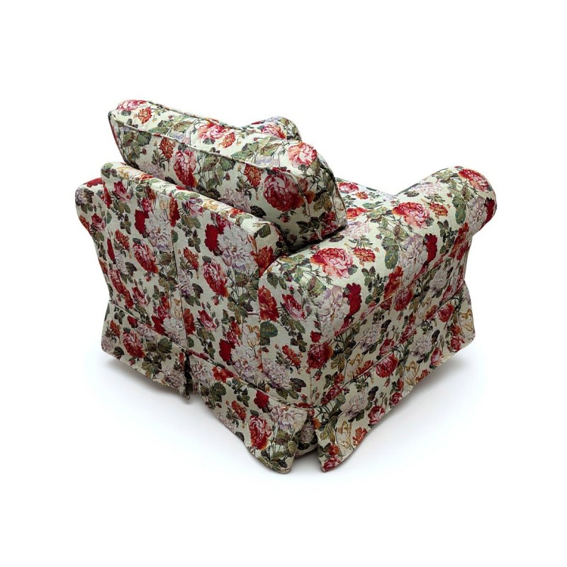 fotel ze ściąganym obiciem 