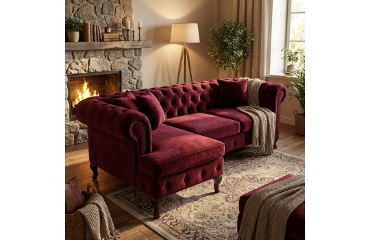 burgundowy narożnik sara 