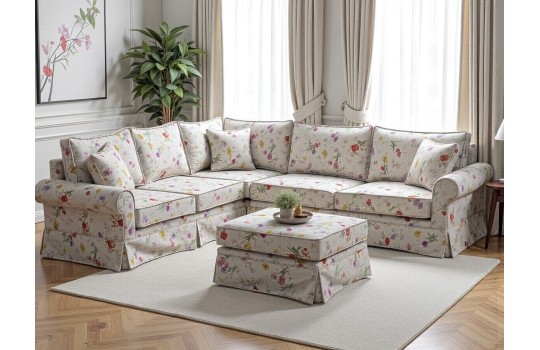 sofa w prowansalskim stylu 