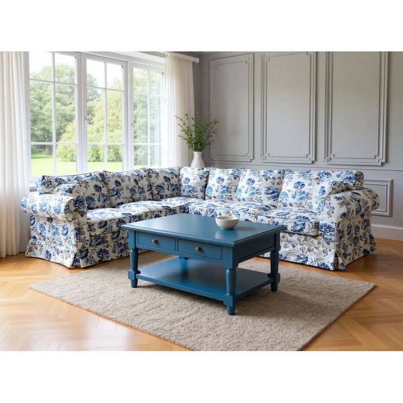 Duży narożnik w kwiaty 