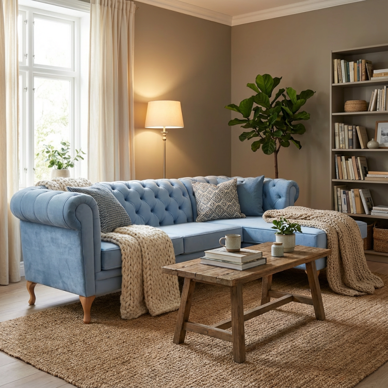 błękitny narożnik sara 