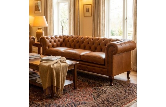 brązowa skórzana sofa brązowa skórzana sofa