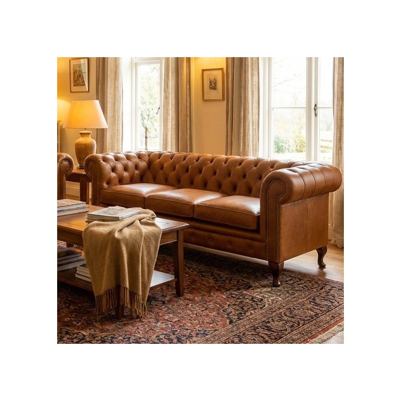 brązowa skórzana sofa brązowa skórzana sofa