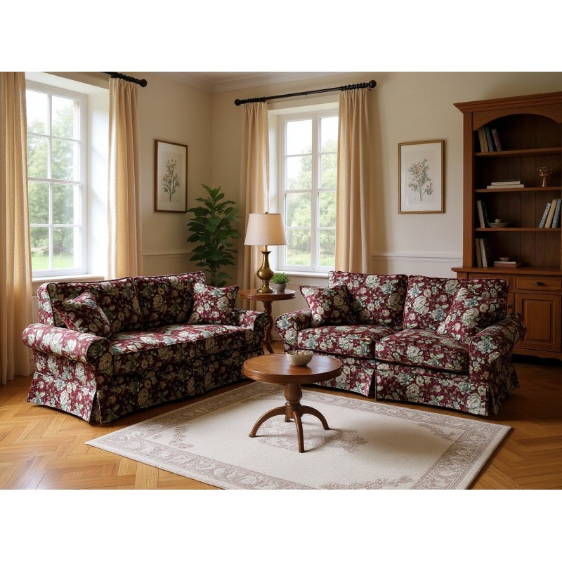 dwie sofy w komplecie 