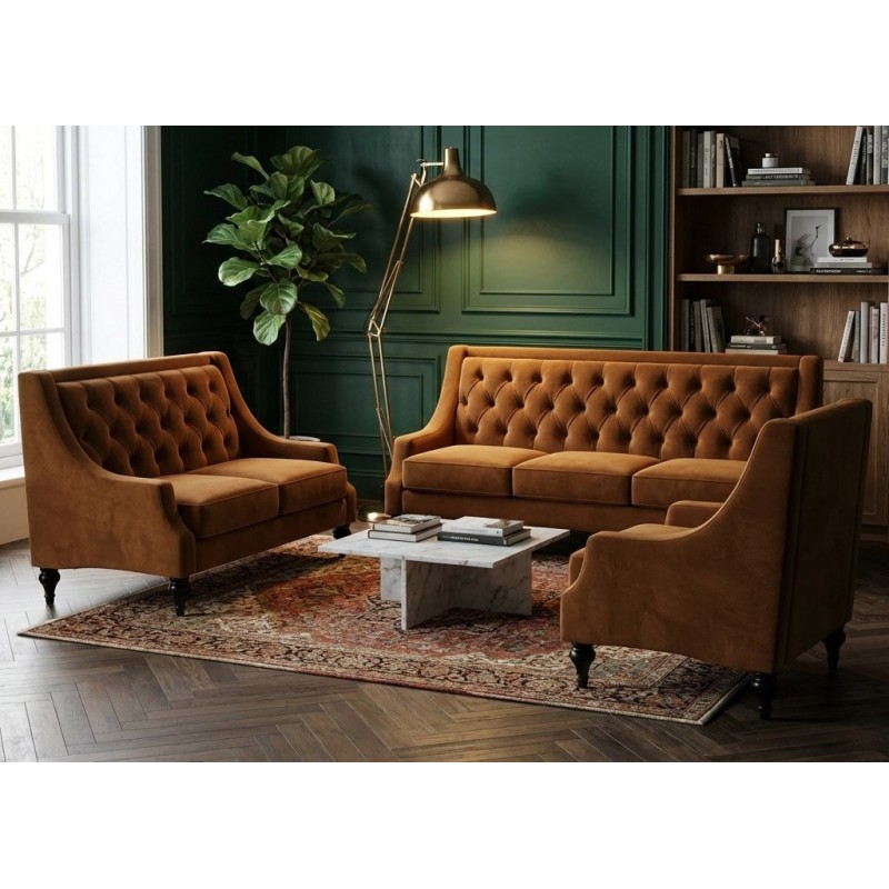 Sofa w stylu Hampton Cardif 2 osobowa