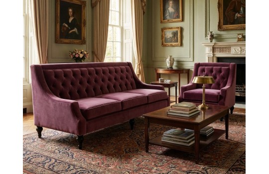 Sofa w stylu Hampton Cardif 2 osobowa