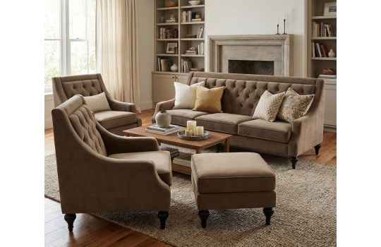 Sofa w stylu Modern Glamour Cardif 3