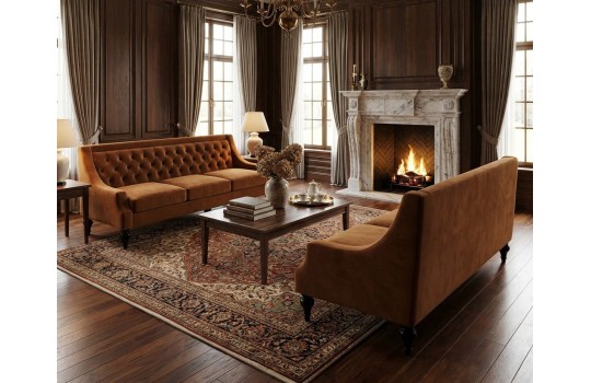 Sofa w stylu Modern Glamour Cardif 3