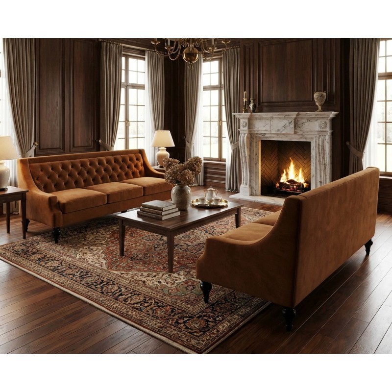 Sofa w stylu Modern Glamour Cardif 3