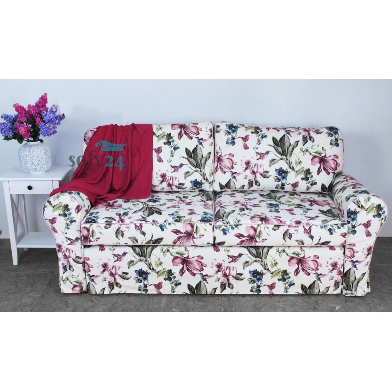 Kwiecista sofa ze ściąganym pokrowcem Luis
