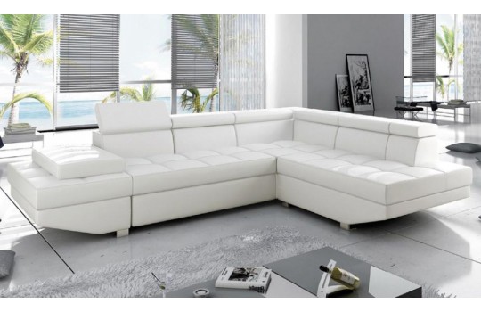 Narożnik z regulowanymi zagłówkami - Linda