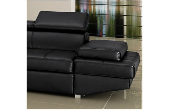 Narożnik ze skóry ekologicznej - Linda