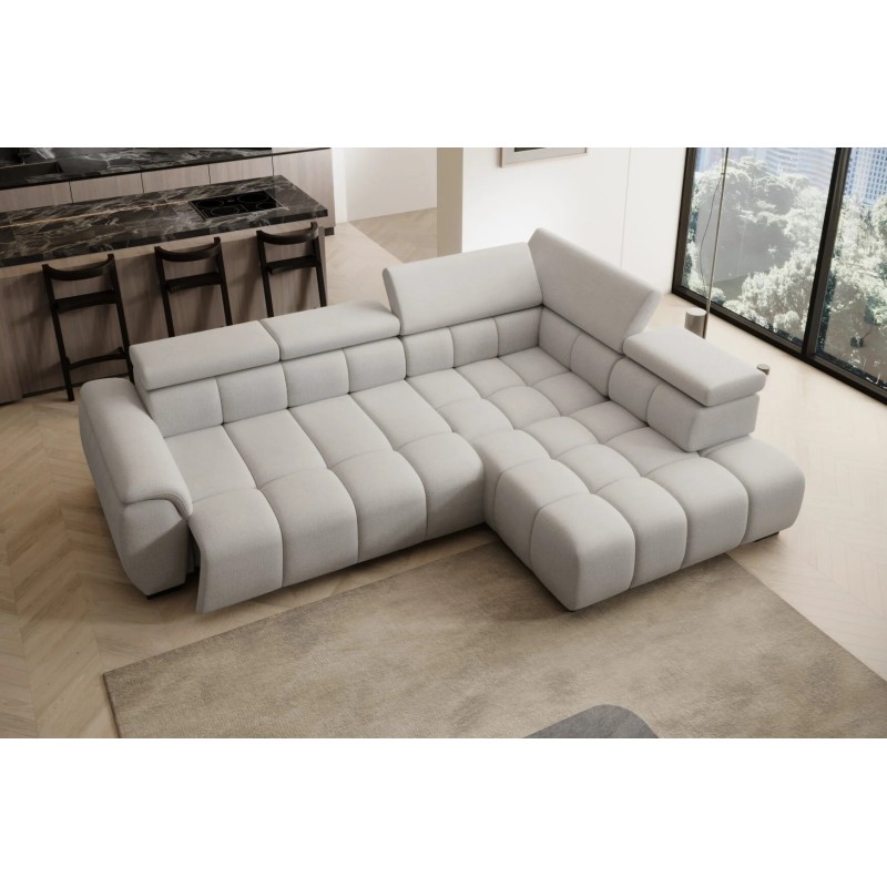 Narożnik z wysuwanym siedziskiem Glow L 297 x 205 cm