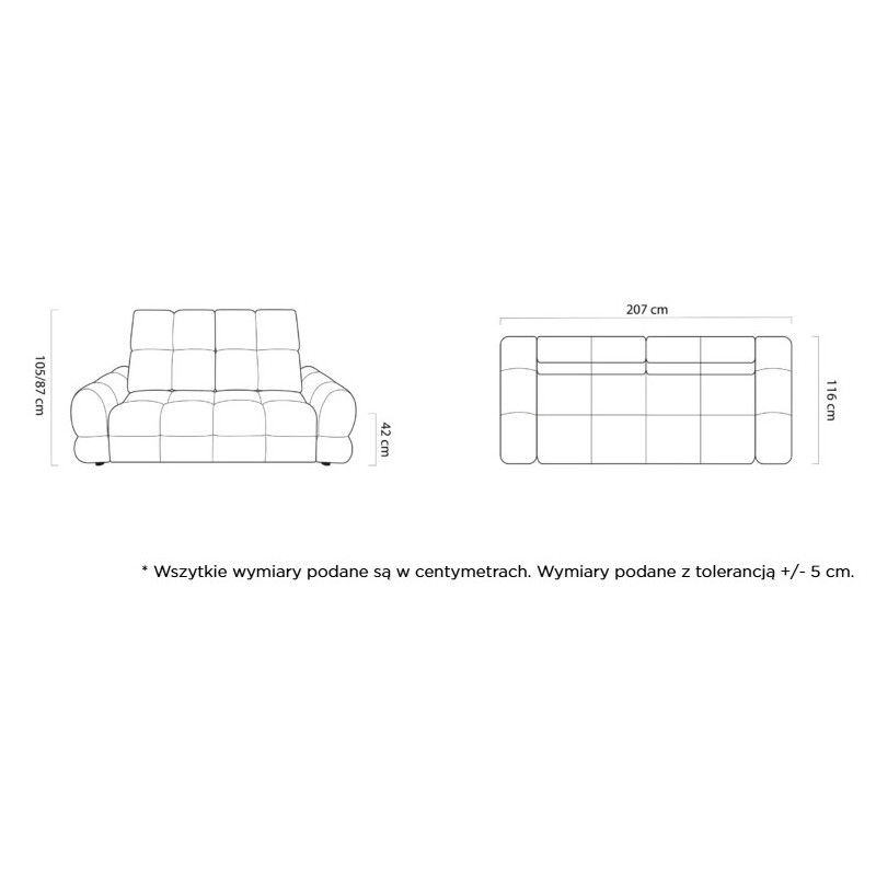 Komplet wypoczynkowy Cejlon 3+2+1 Komplet wypoczynkowy Cejlon 3+2+1