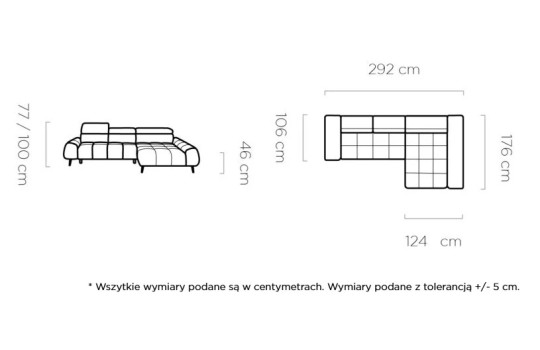 Narożnik z systemem wysuwu Argo S