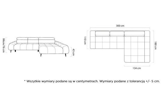 Wymiary Olan S