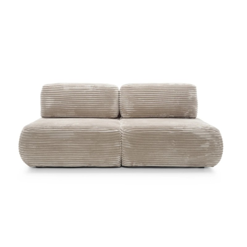 sofa w sztruksowej tkaninie