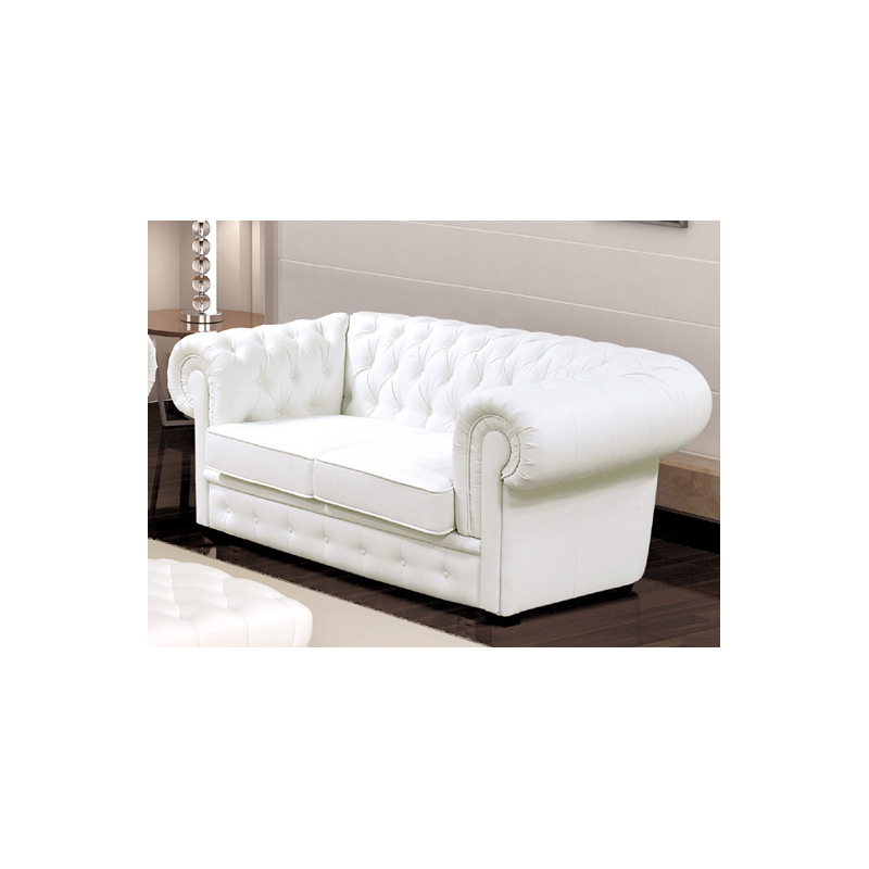 Biała sofa 2 osobowa - Lizbona Biała sofa 2 osobowa - Lizbona