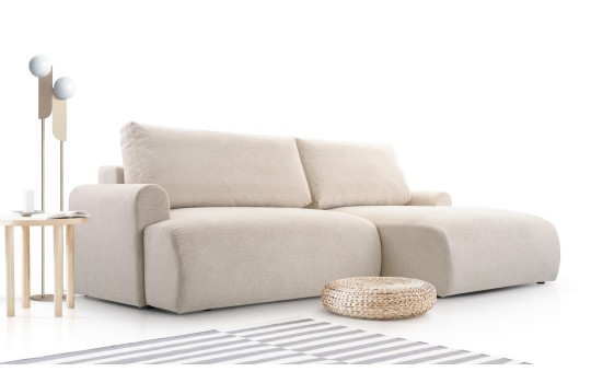 Minimalistyczny narożnik Odeon 260x150 cm