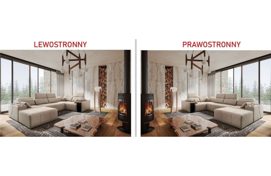 Przestronny Narożnik Moss IV 202 x 359 x 219 cm
