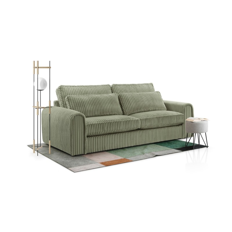 zielona sofa oliwkowa