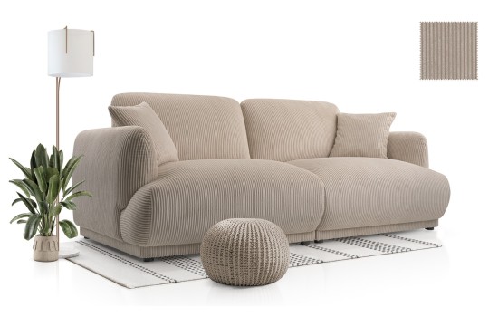beżowa sofa Miledo
