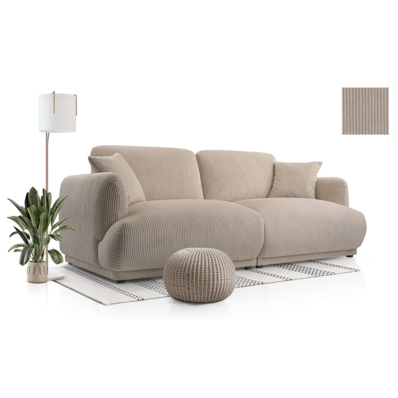 beżowa sofa Miledo