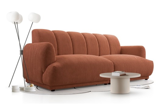 Sofa z przeszyciami Atimi 204 cm