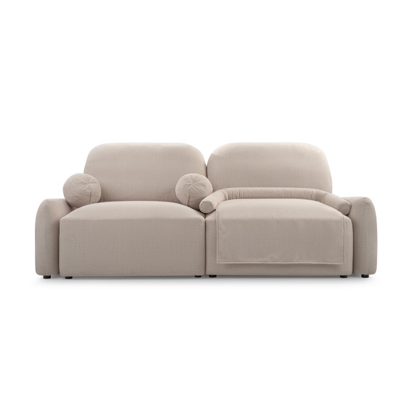sofa w beżowym kolorze