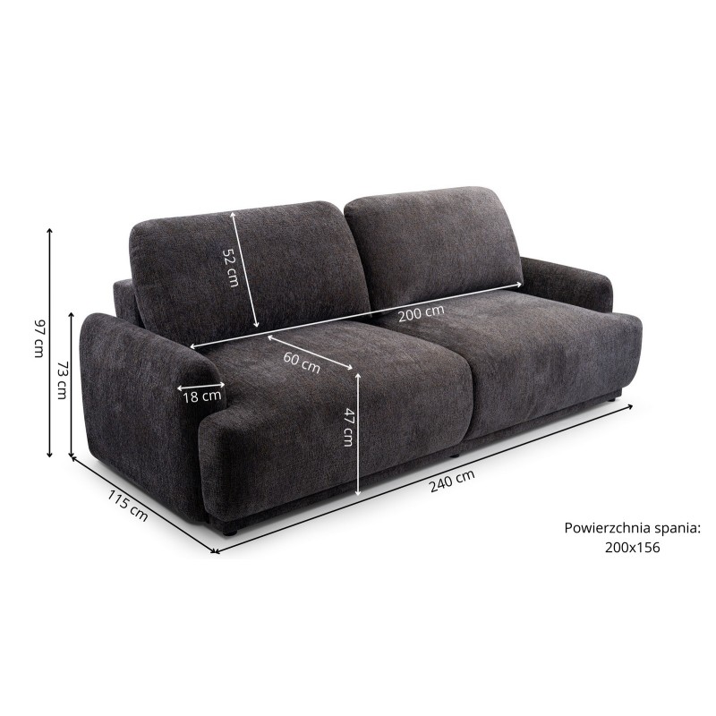 duża sofa Felida
