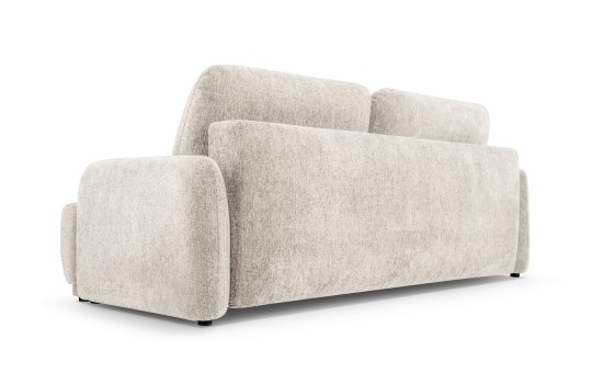 sofa w tkaninie z każdej strony