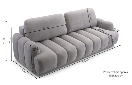duża sofa do salonu