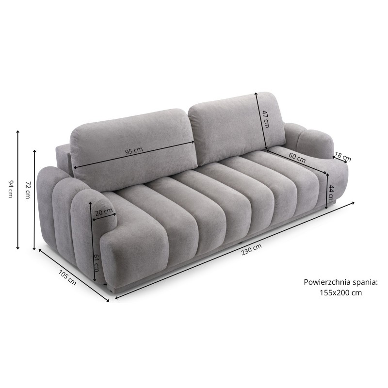 duża sofa do salonu