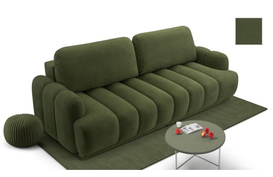 ciemnooliwkowa sofa