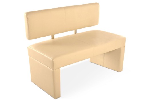 Ławka tapicerowana ecru Nordi