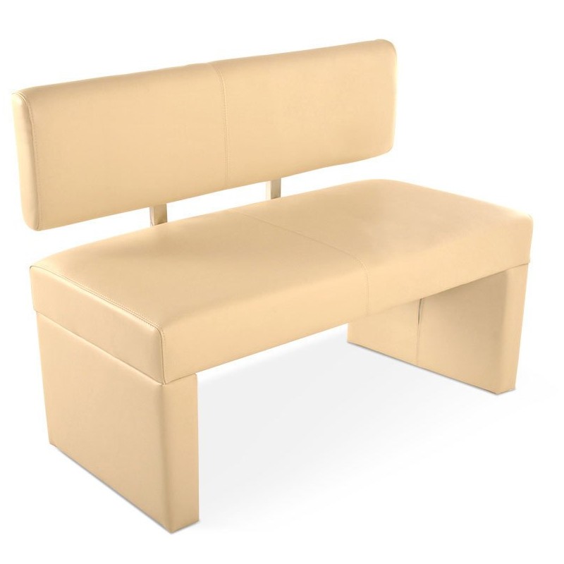 Ławka tapicerowana ecru Nordi