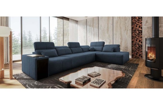 Rodzinny narożnik Moss XI 359 x 230 cm z funkcją spania