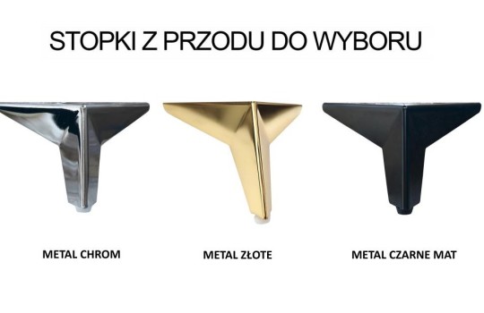 Nóżki z przodu do wyboru do sofy Wega