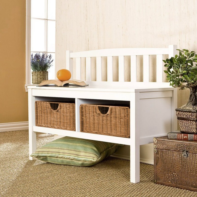 Ławka z koszem Sand