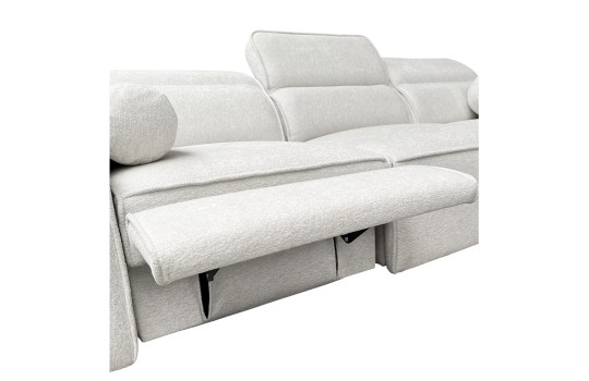 Narożnik do salonu Sito III 276 x 278 cm z elektrycznie wysuwanym podnóżkiem Narożnik do salonu Sito III 276 x 278 cm z elektrycznie wysuwanym podnóżkiem
