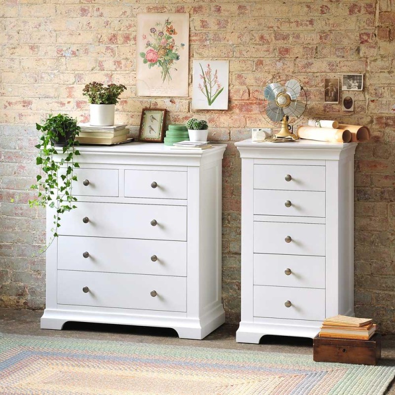 komoda klasyczna Bonita 5S wąska oraz szeroka 