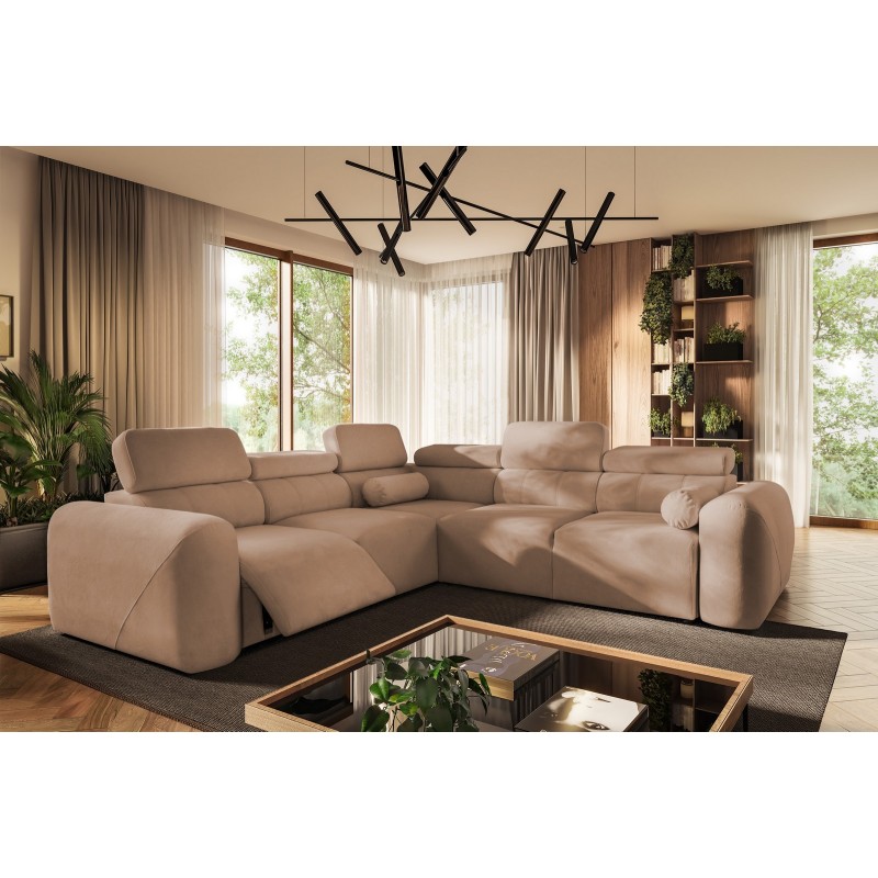Narożnik LAREN III MIX 273 x 272 cm - z elektrycznym podnóżkiem Narożnik LAREN III MIX 273 x 272 cm - z elektrycznym podnóżkiem