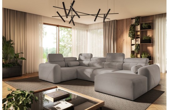 Kształt U narożnik LAREN IV 202 x 343 x 182 cm