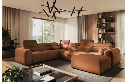 Narożnik U LAREN VIII 272 x 343 x 182 cm