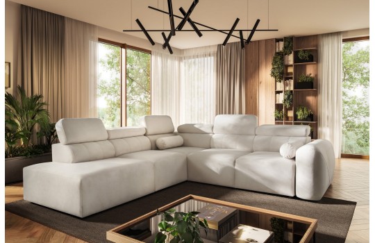 Narożnik LAREN IX 273 x 283 cm - z funkcją spania