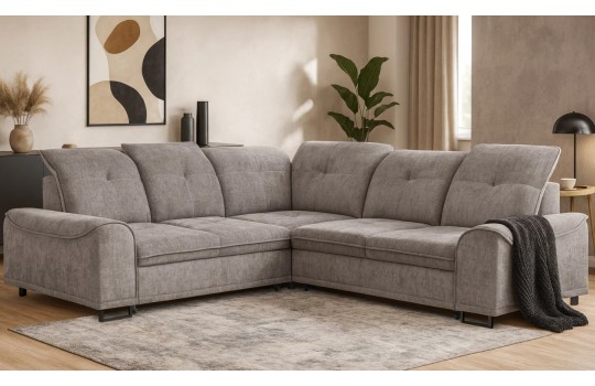 Narożnik Dexter XL 263 x 263 cm - z funkcją relaks oparcia