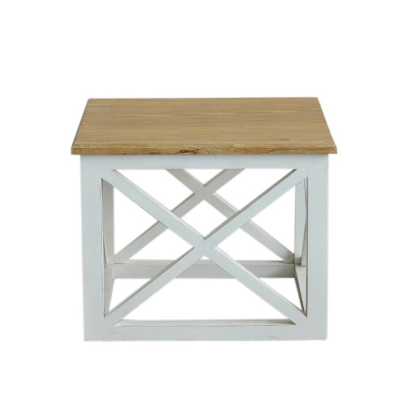 Stolik z litego drewna Ester