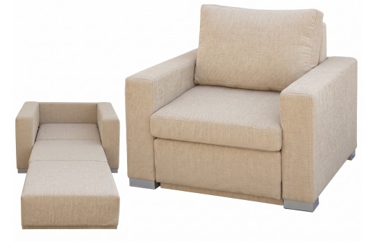 Rozkładana sofa jednoosobowa Riga z posłaniem